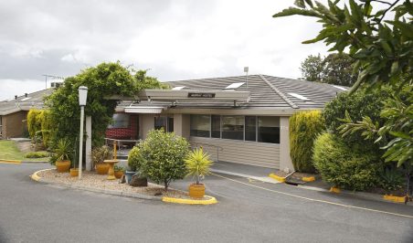 Main entrance of the community home