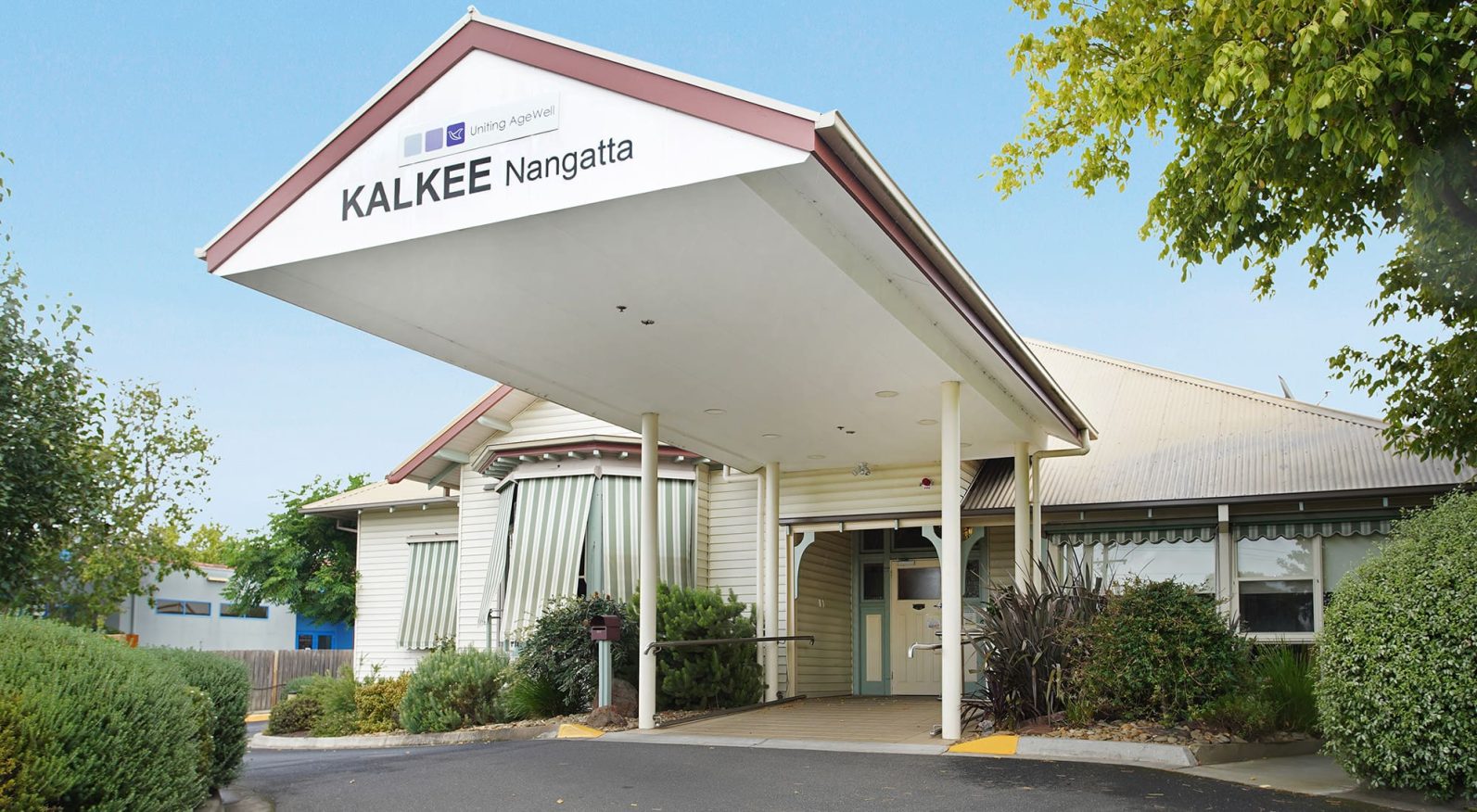 Exterior of Kalkee Community Nangatta is pictured