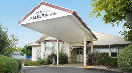 Exterior of Kalkee Community Nangatta is pictured