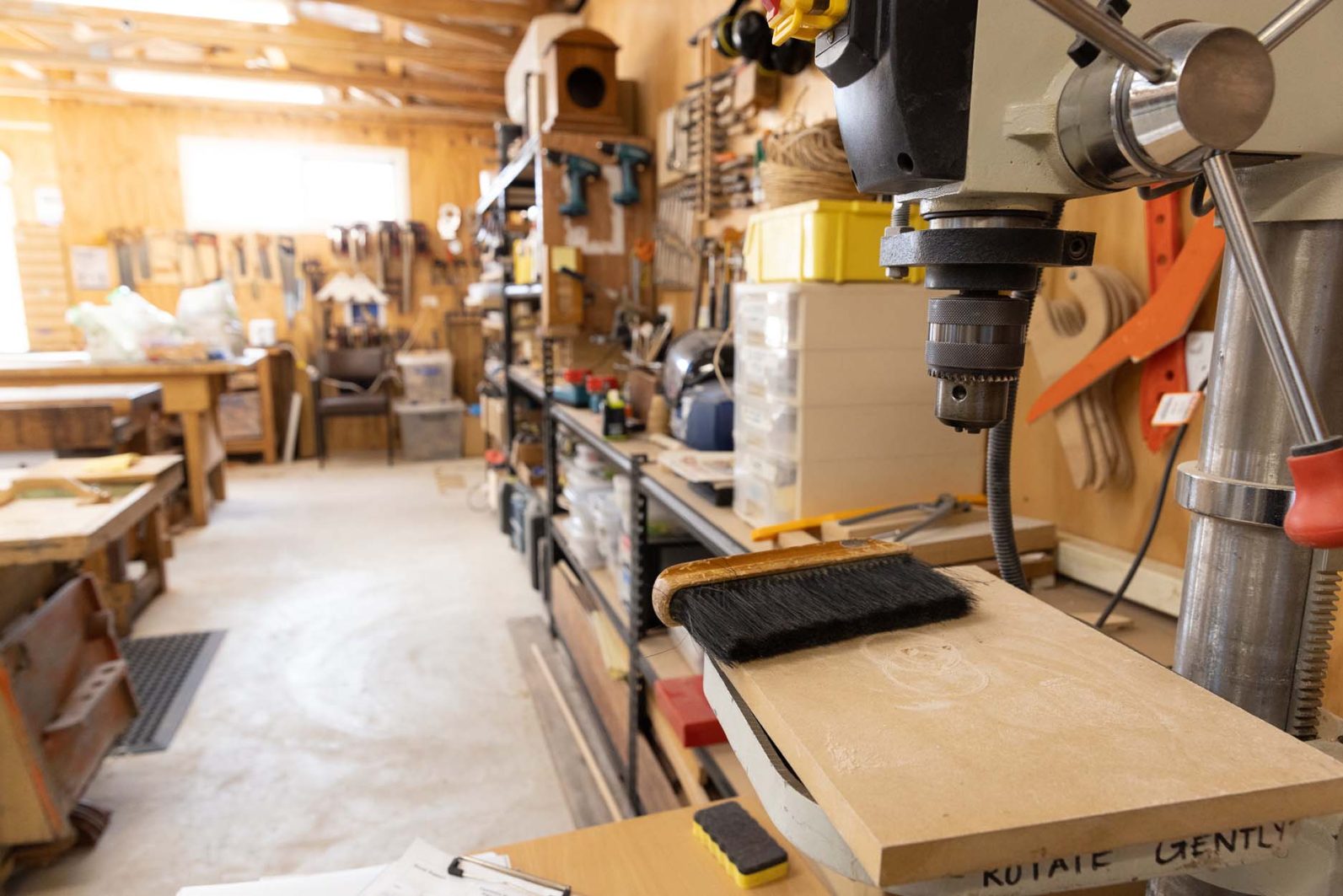 Equipments at Men's Shed