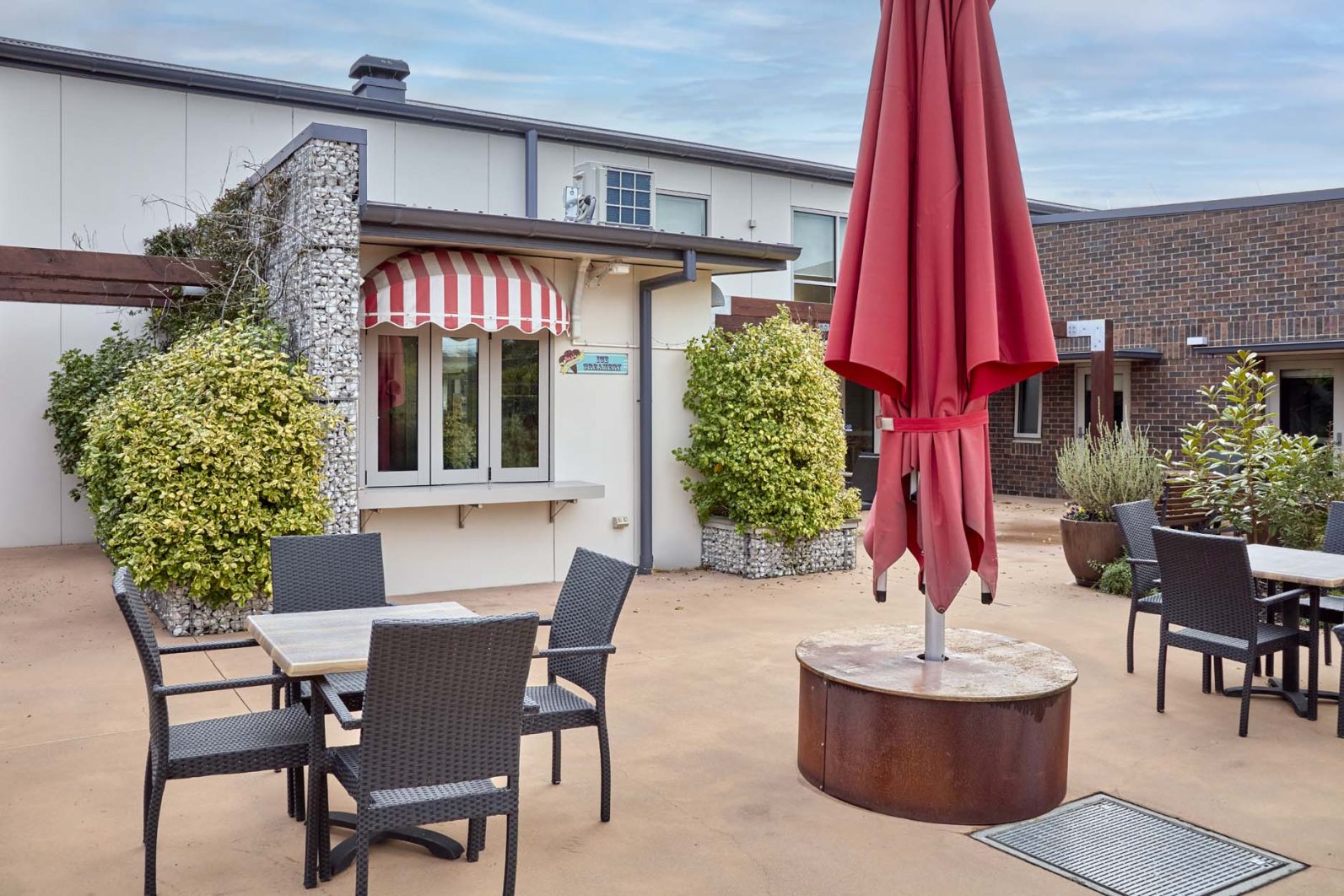 An image of the outdoor area at Latrobe Community Strathdevon.