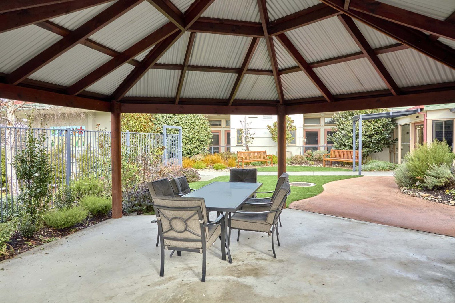 The outdoor seating area is captured.