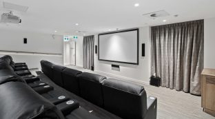 Cinema room with chairs pictured.