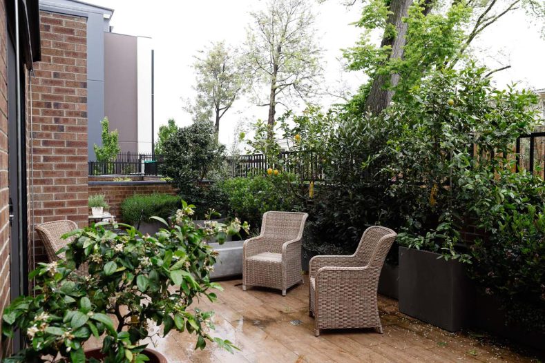 All apartments feature a generous balcony or terrace with garden views, that opens into your living area, ideal for entertaining.