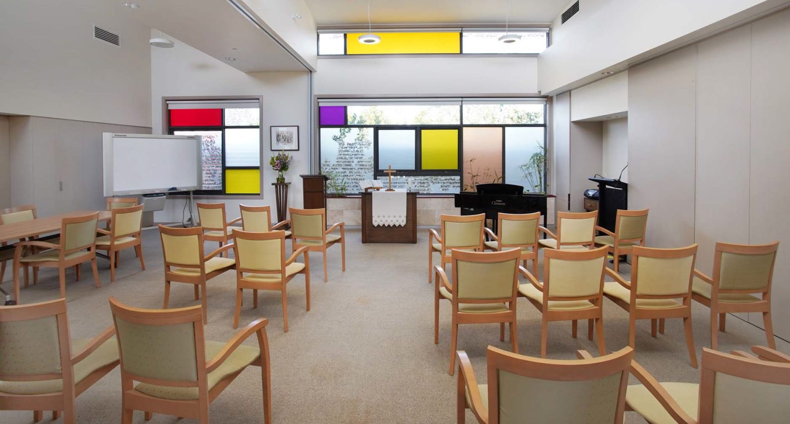 Chapel area photographed.