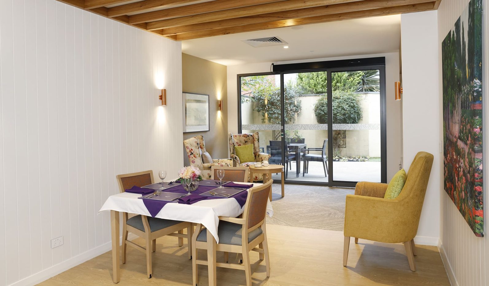 Dining area of at Kingsville Community