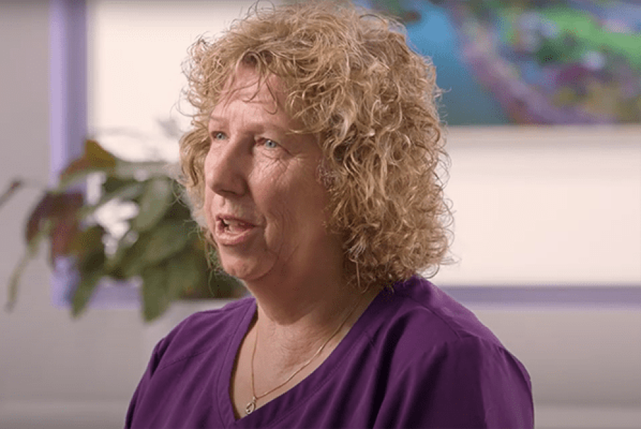 Picture of person talking.