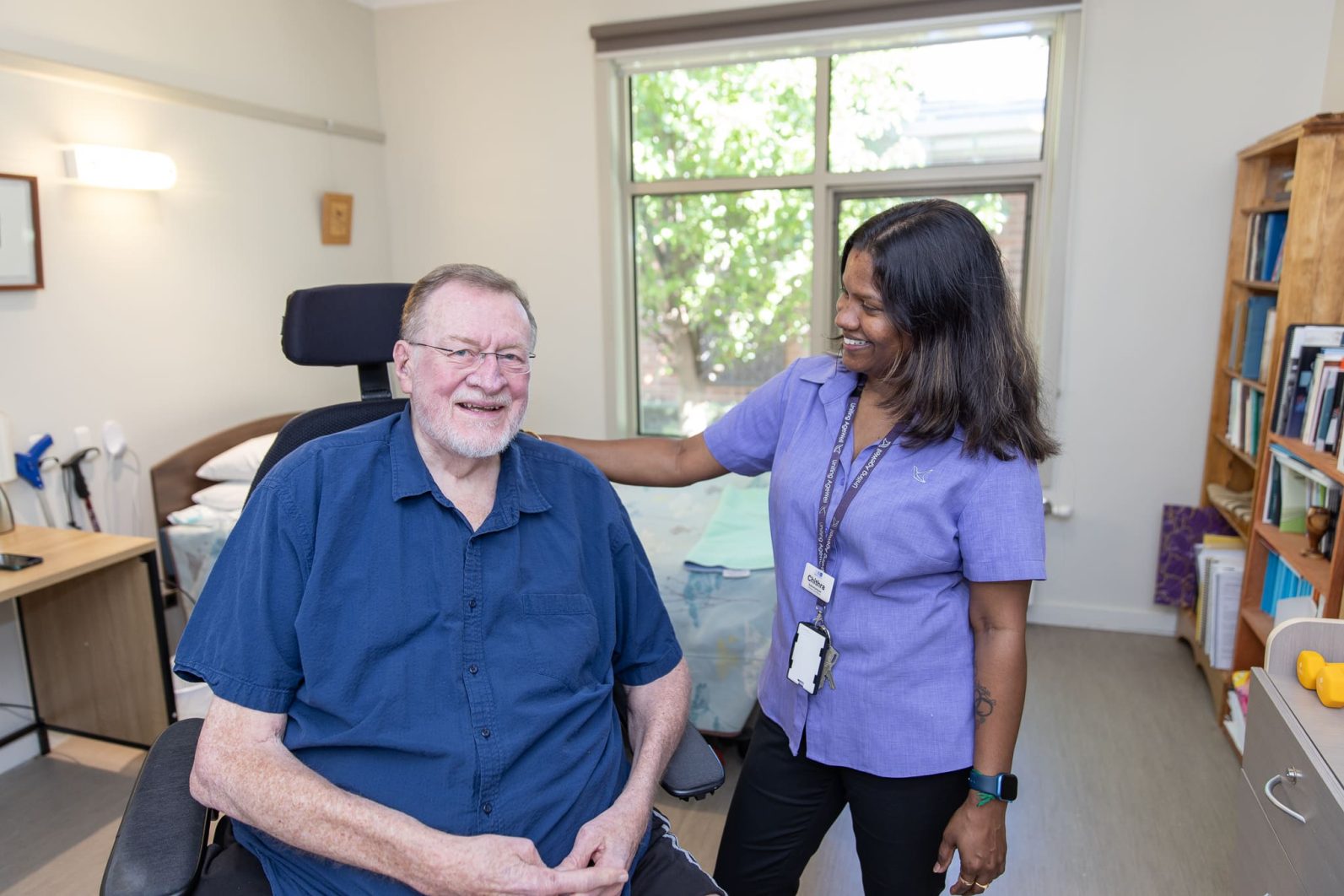 Manor Lakes Community resident and staff member.