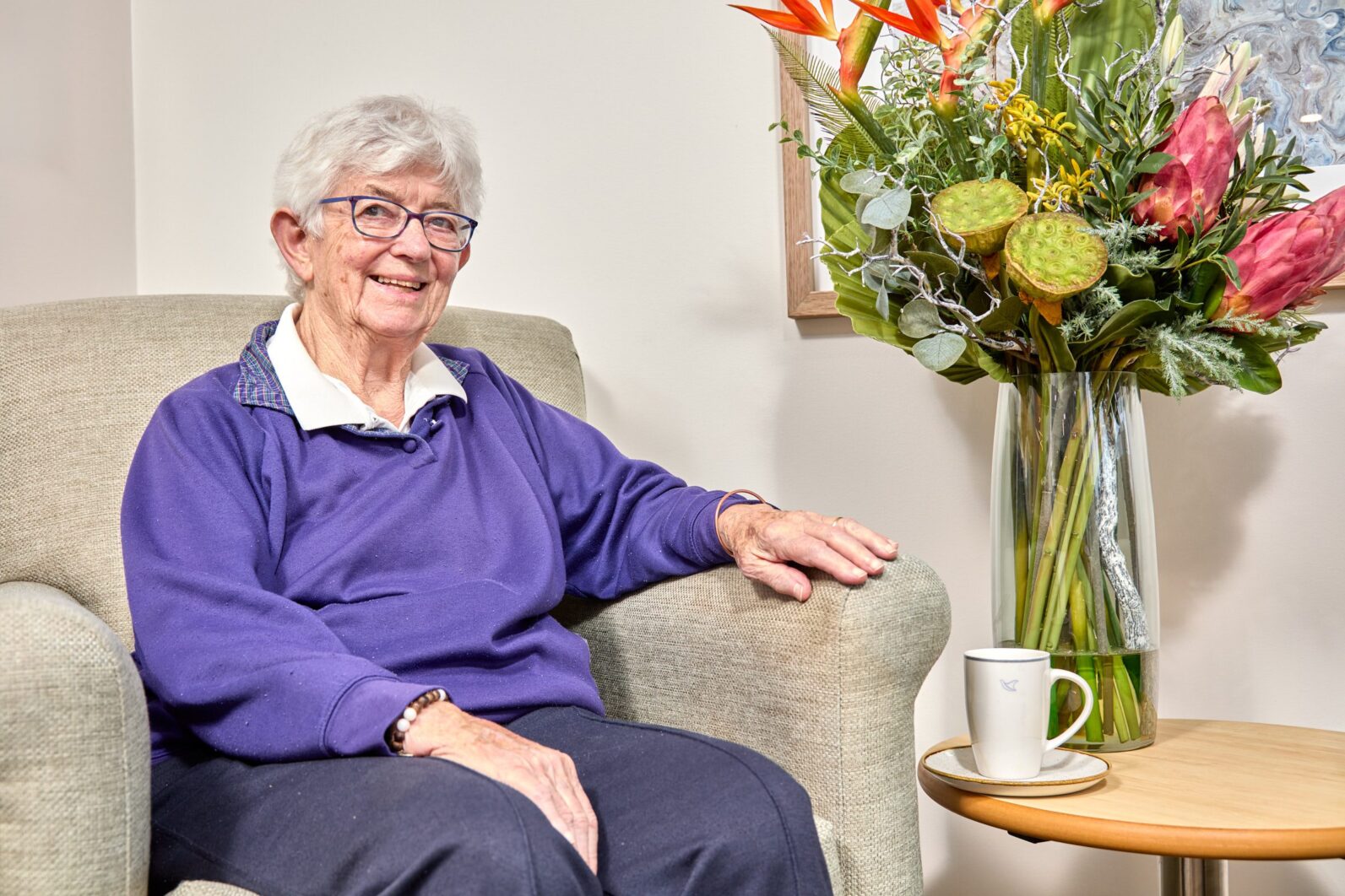 Jenny Haslam, resident at Kings Meadow Community, Aldersgate